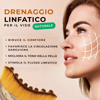 Spazzola per massaggio linfatico