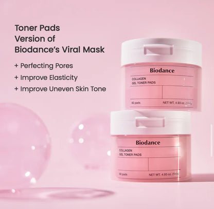 Mask bio collagene + Gel Toner pads