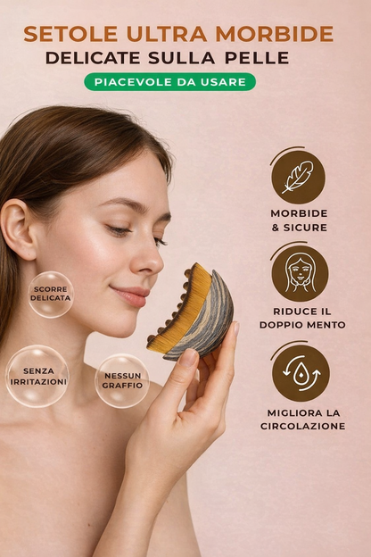 Spazzola per massaggio linfatico